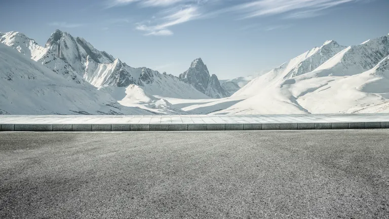 Snowy road