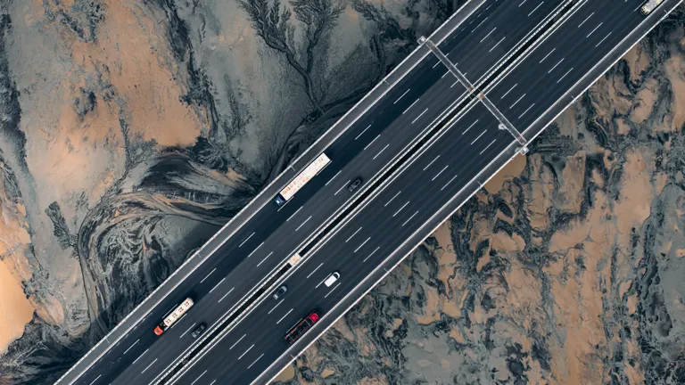 Bridge aerial shot