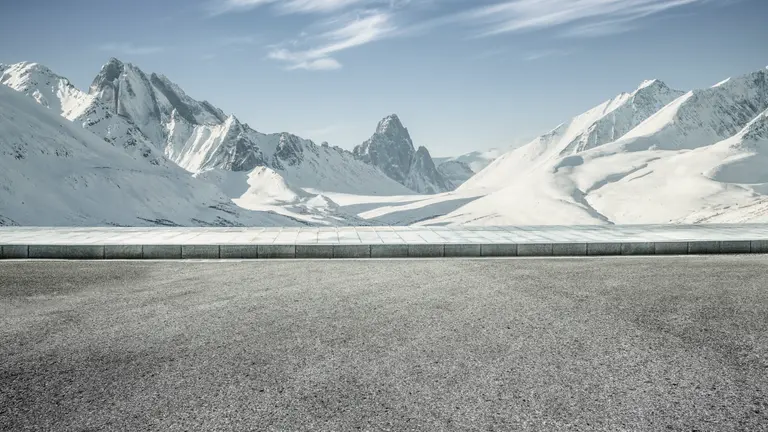 Snowy road